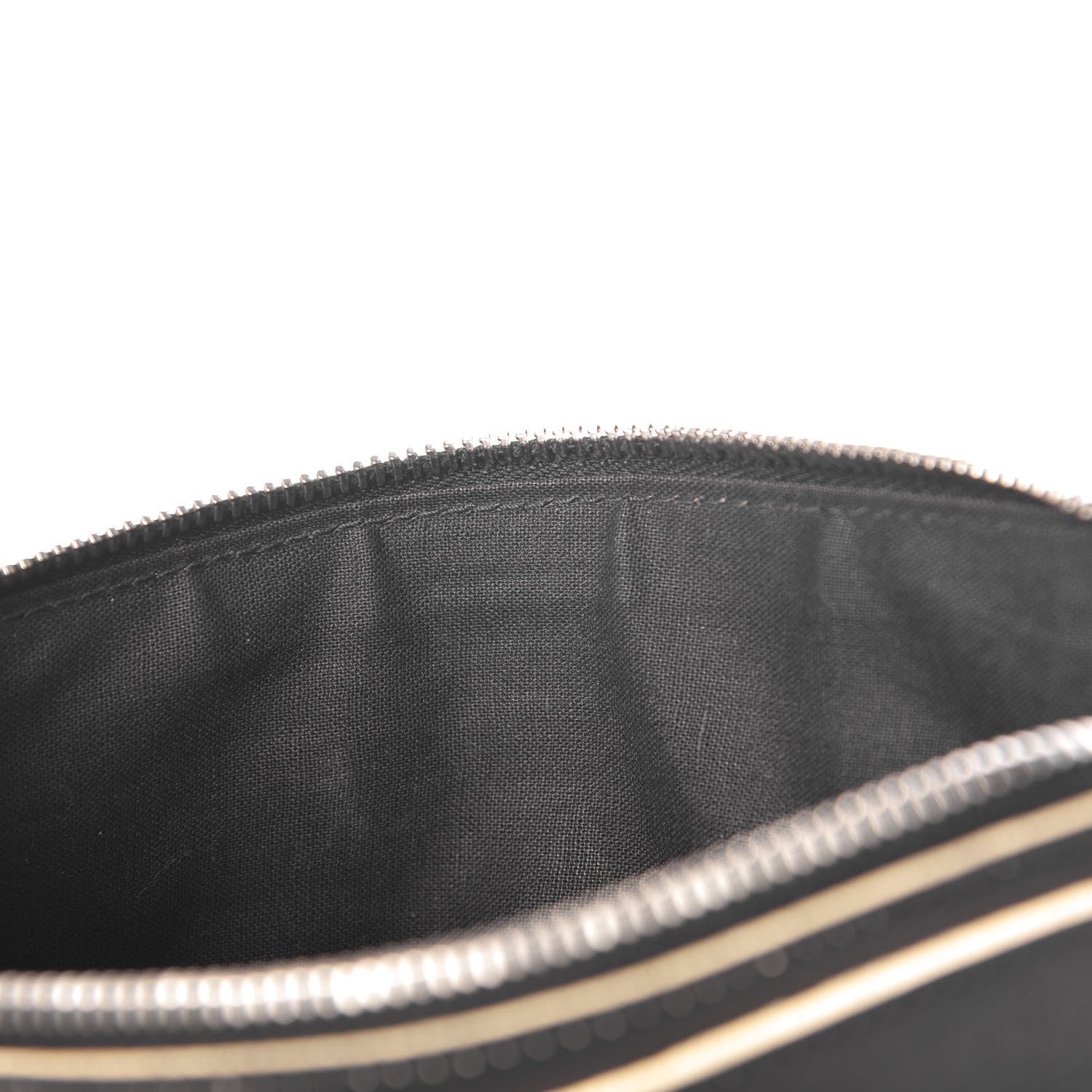 Balenciaga Supple Grained Calfskin Classic Silver Hardware Highlight Pouch Black 8 of 10