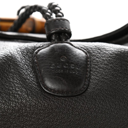 Gucci Deerskin Large Hip Bamboo Hobo Dark Cocoa 8 of 10