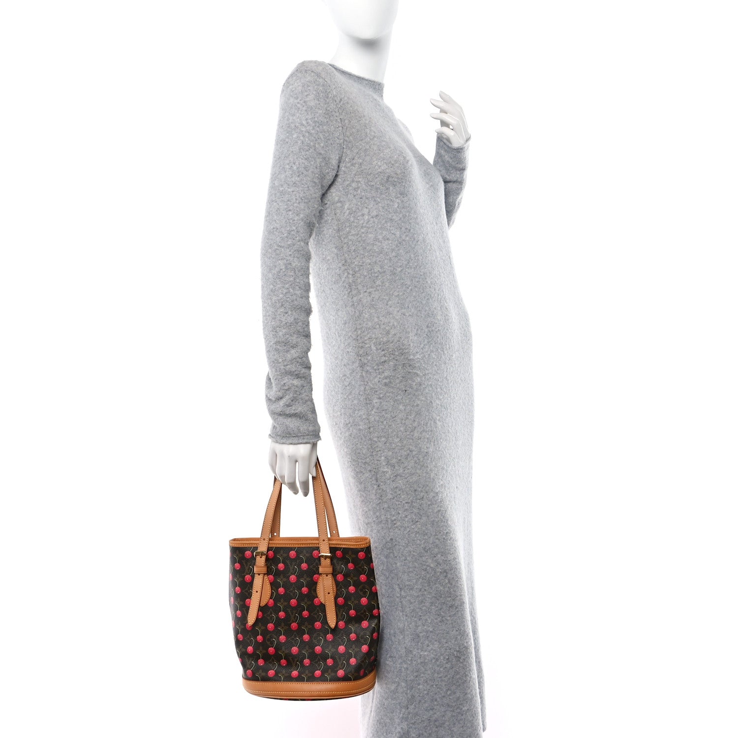 Louis Vuitton Monogram Cerises Bucket Bag 2 of 9