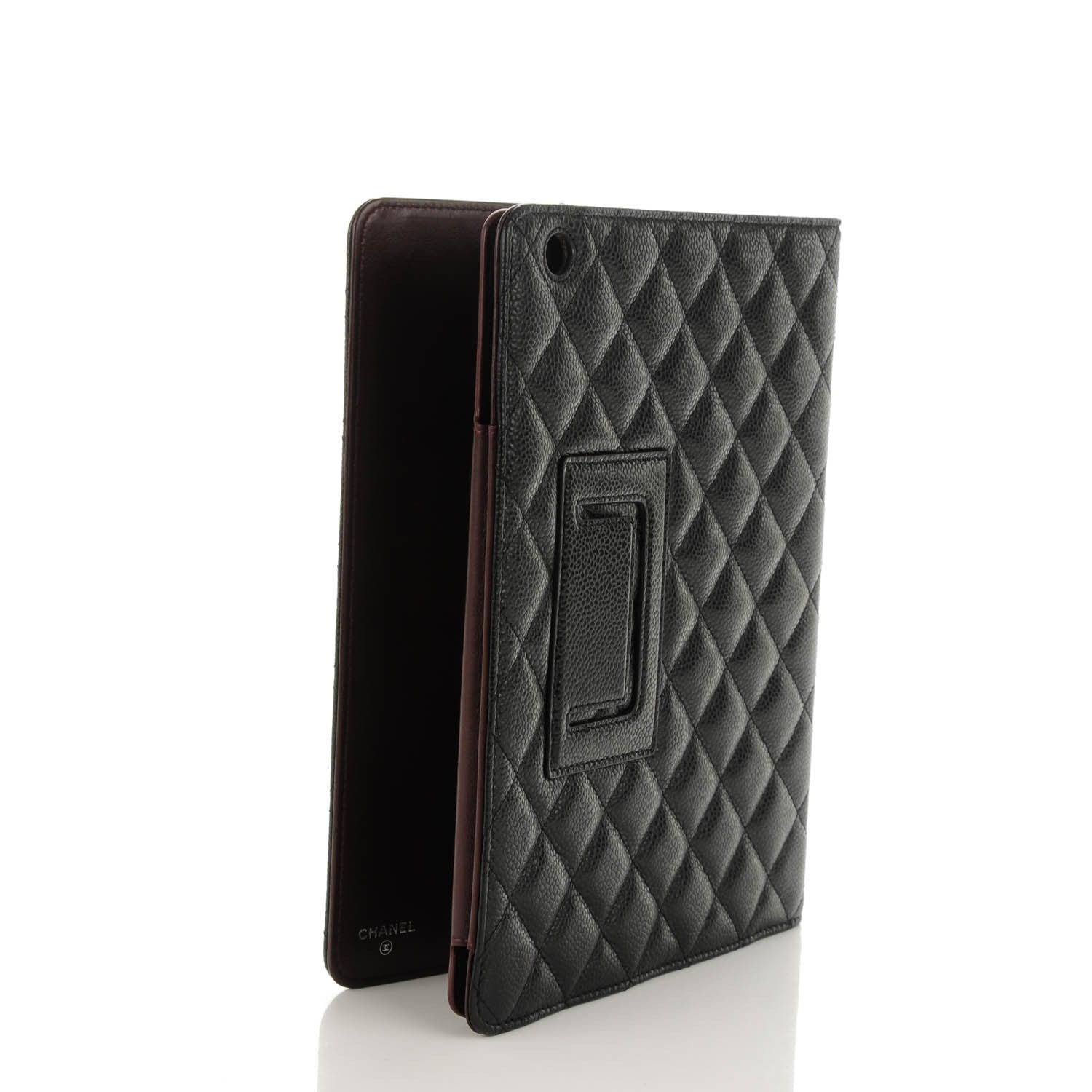 Chanel Caviar Quilted iPad Case Black 3 of 8