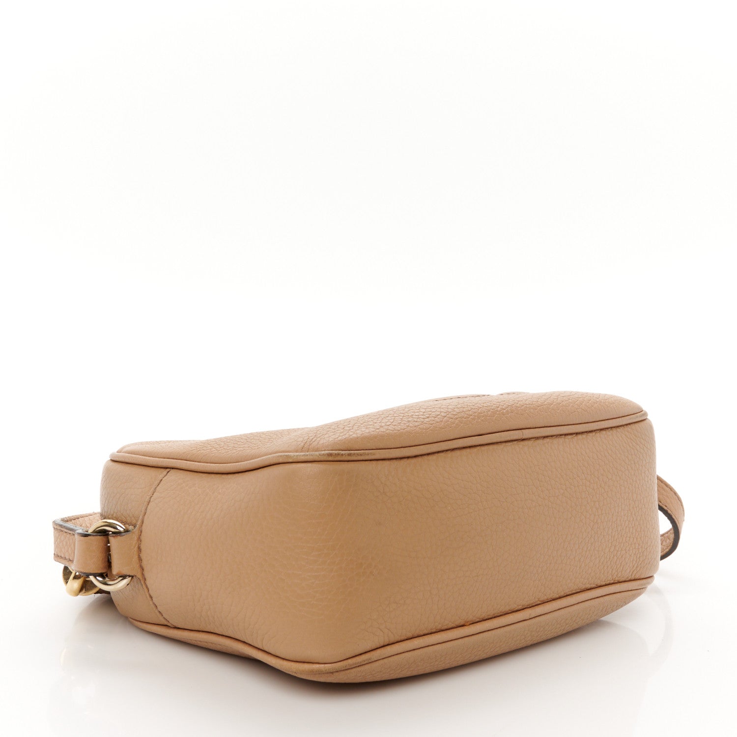 Gucci Pebbled Calfskin Small Soho Disco Bag Camelia 4 of 11
