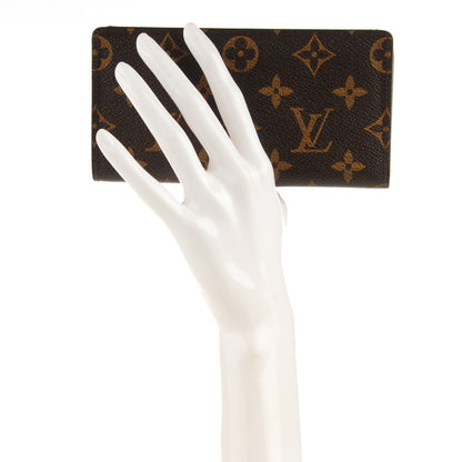 Louis Vuitton Monogram Simple Checkbook Holder Wallet Cover 2 of 7