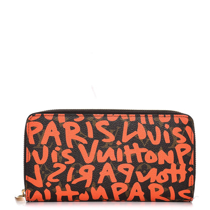 Louis Vuitton Monogram Graffiti Zippy Wallet Orange 1 of 12