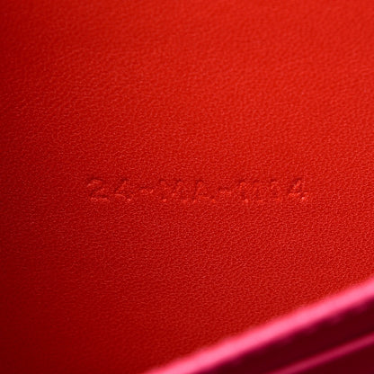 Christian Dior Lambskin Cannage Miss Dior Promenade Pouch Vermillion 8 of 10