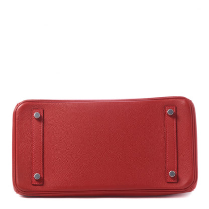 Hermes Epsom Birkin 30 Rouge Casaque 5 of 27