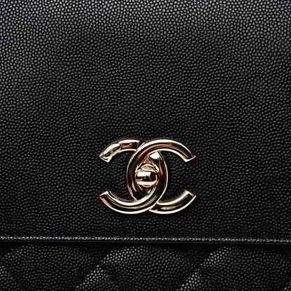 Chanel Caviar Quilted Large Business Affinity Flap Black 7 of 9