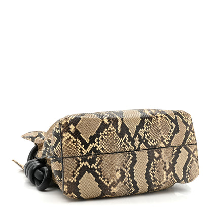 Loewe Snakeskin Flamenco Knot Bag Black 4 of 12