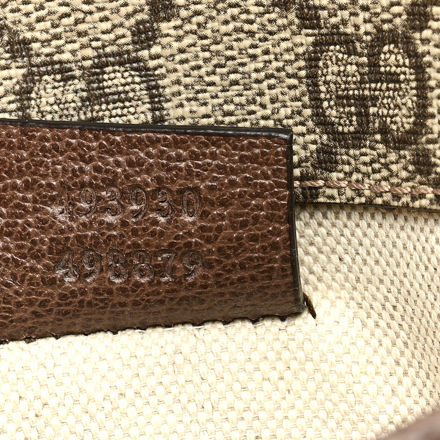 GG Supreme Monogram Neo Vintage Web Belt Bag Brown