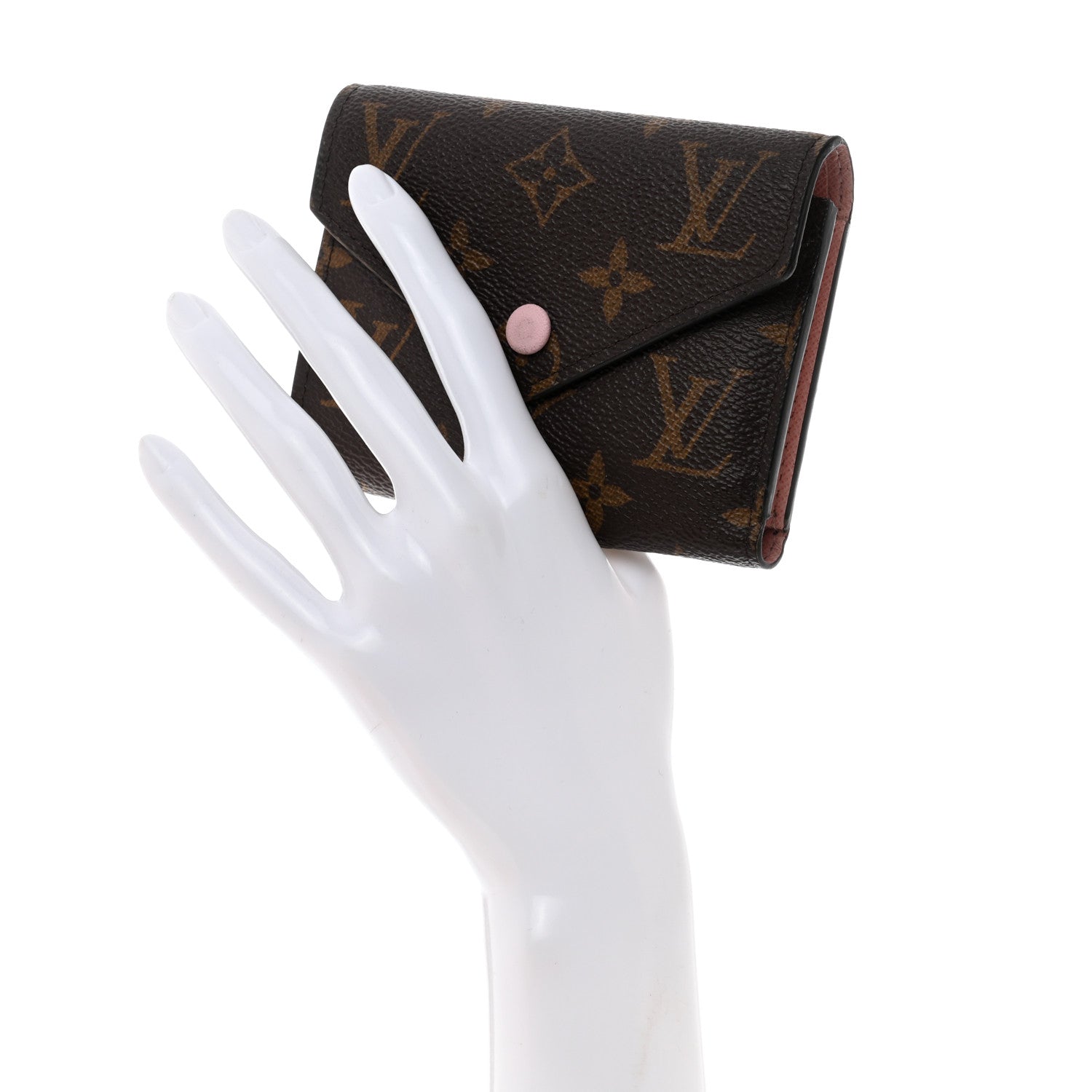 Louis Vuitton Monogram Victorine Wallet Rose Ballerine 2 of 11
