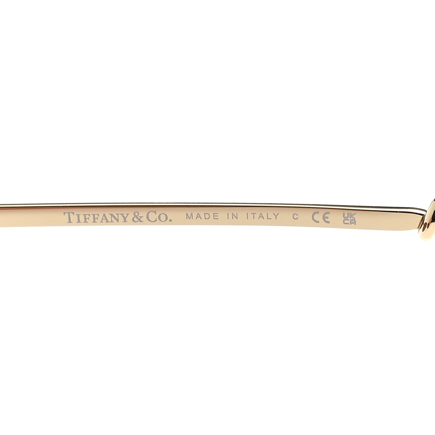 Metal Knot Aviator Sunglasses TF3116 Pale Gold