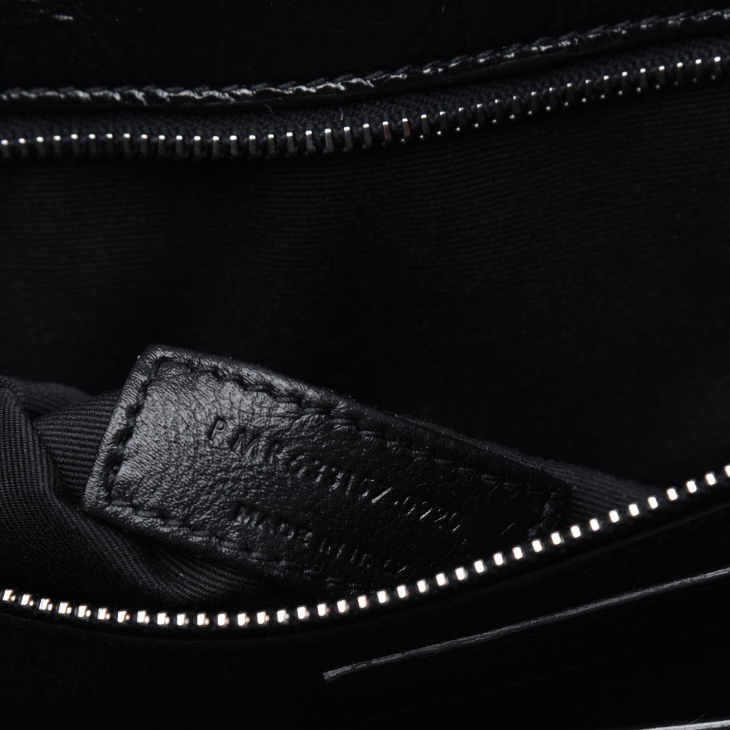 Saint Laurent Crinkled Calfskin Matelasse Monogram Medium Niki Chain Satchel Black 7 of 11
