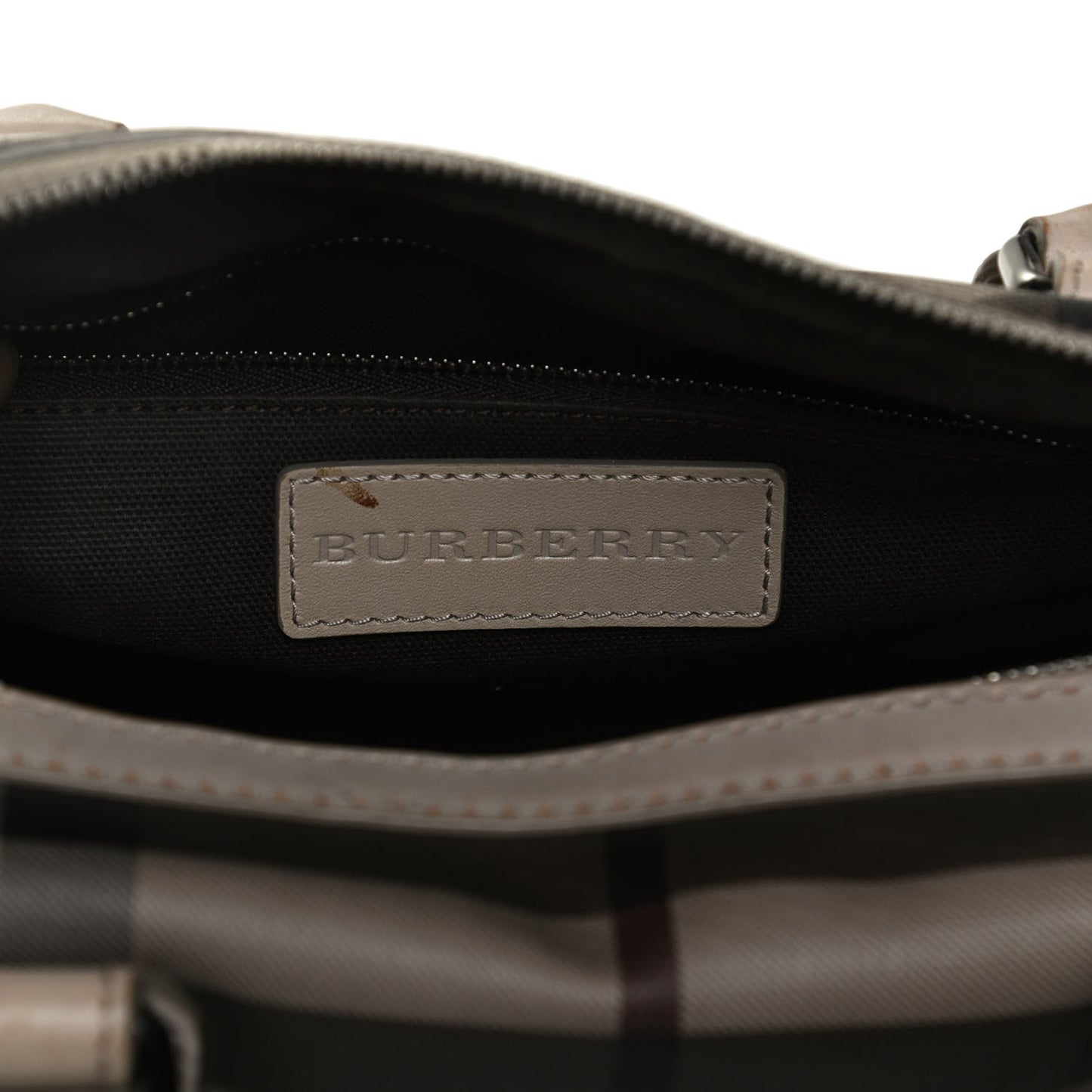 Smoked Check Small Chester Bowling Bag Trench