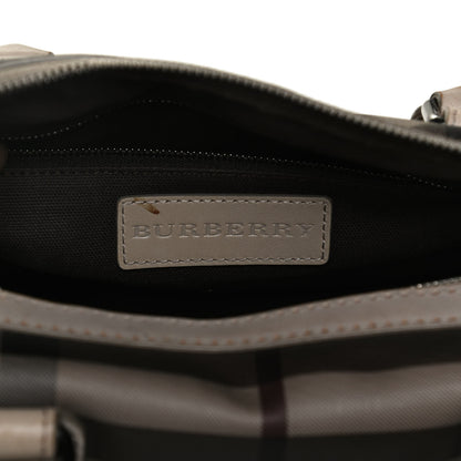 Burberry Smoked Check Small Chester Bowling Bag Trench 5 of 13