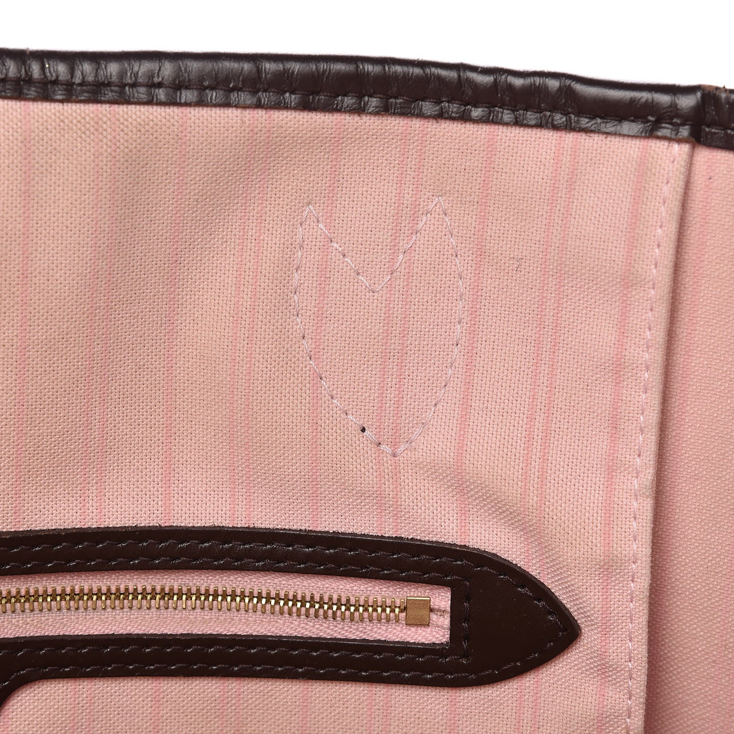 Louis Vuitton Damier Ebene Neo Neverfull MM Rose Ballerine 31 of 38