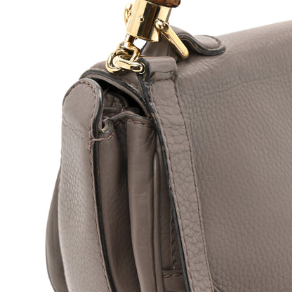 Gucci Calfskin Medium New Bamboo Top Handle Bag Mauve 15 of 16
