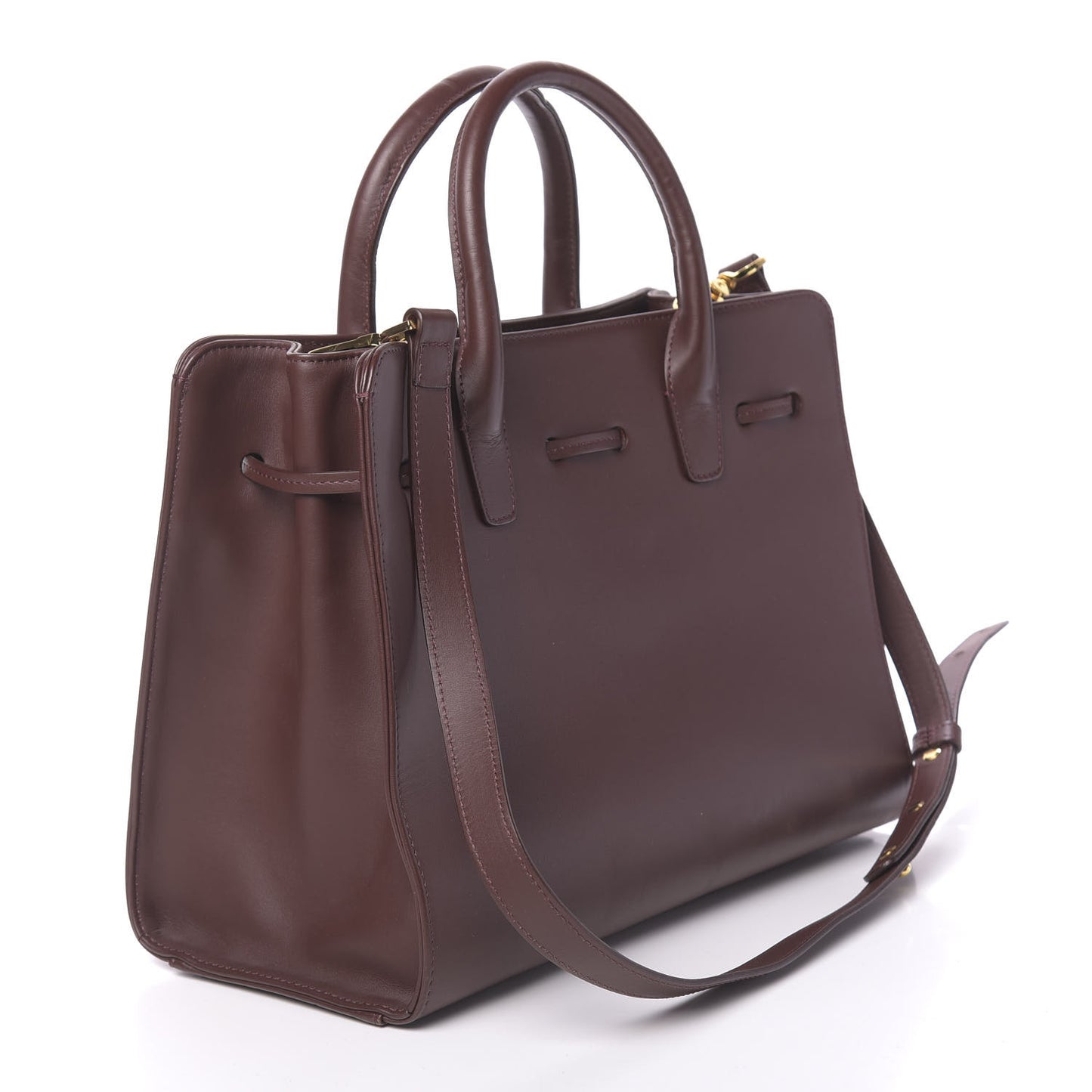 Calfskin Sun Bag Burgundy