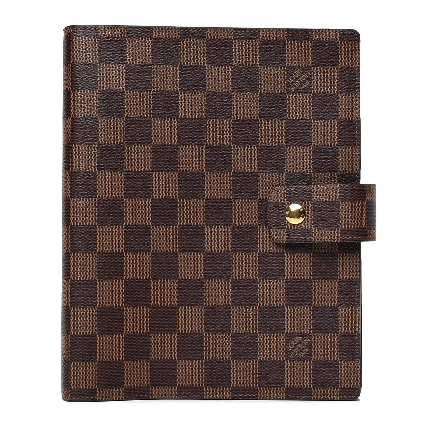 Damier Ebene Large Ring Agenda Cover