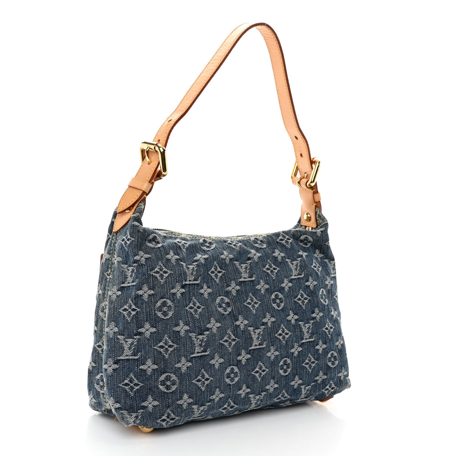 Louis Vuitton Monogram Denim Baggy PM Blue 3 of 10