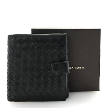 Bottega Veneta Nappa Intrecciato French Flap Wallet Black 7 of 7