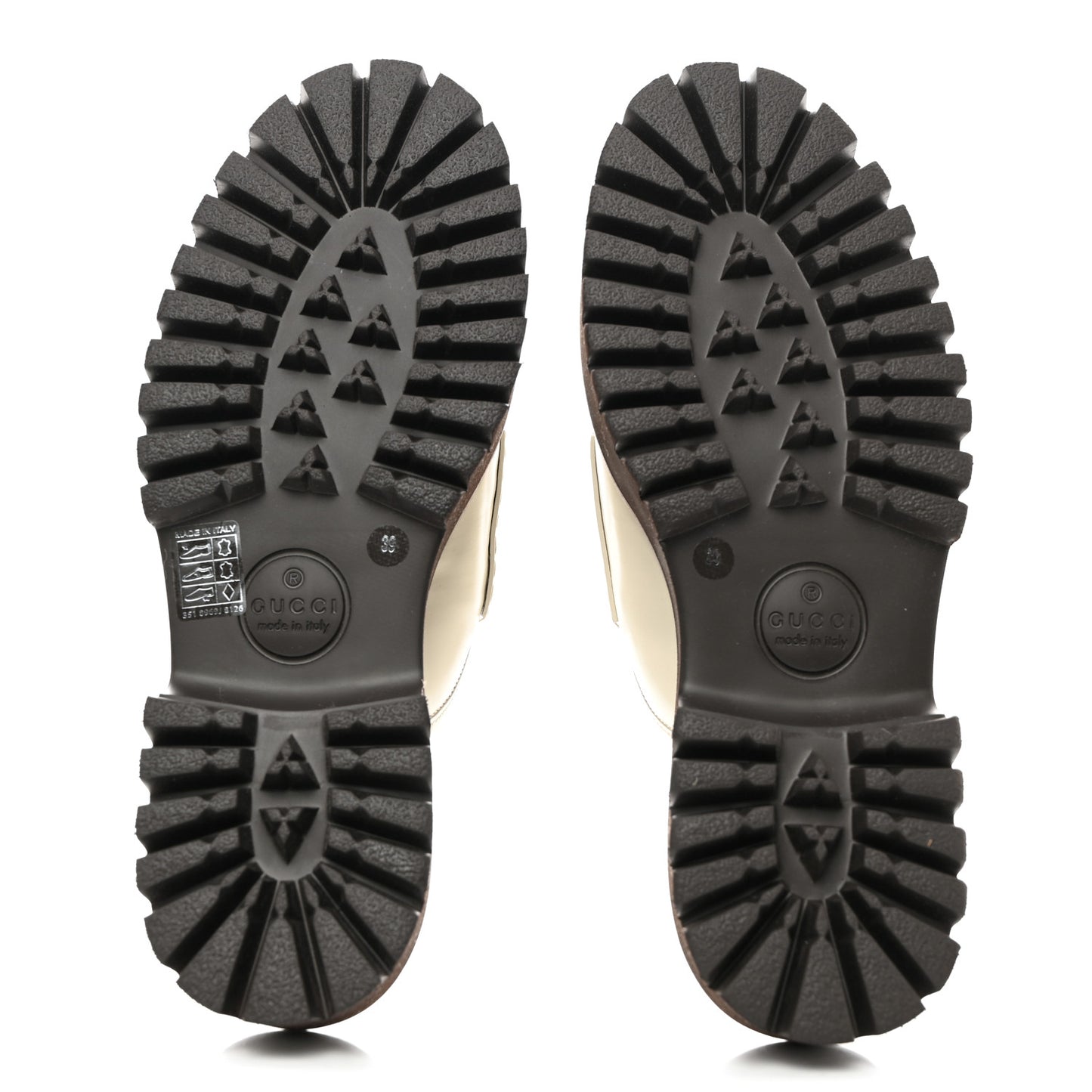 Cordovan Lux Horsebit Platform Mules 39 Mystic White