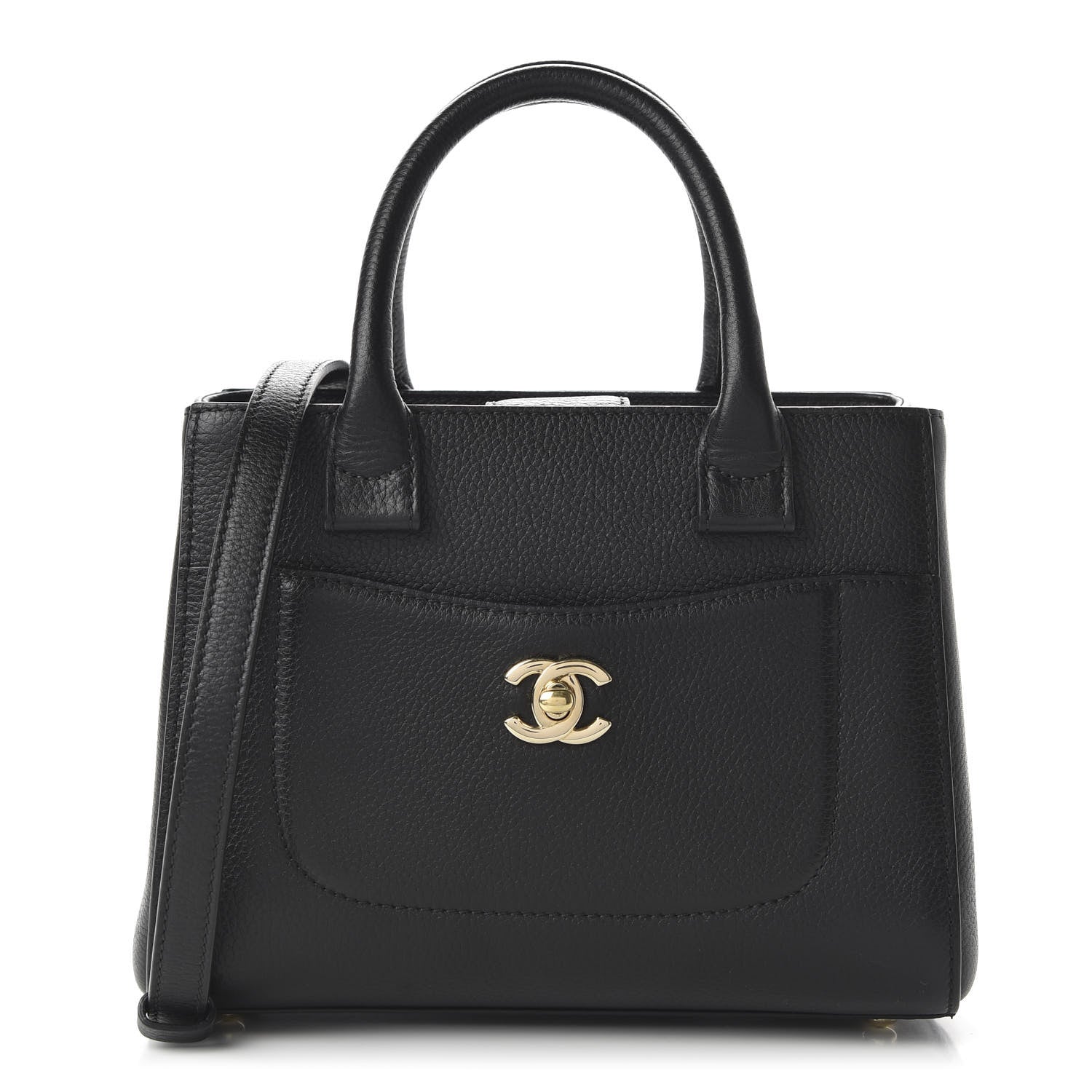 Chanel Grained Calfskin Mini Neo Executive Shopper Tote Black 1 of 10