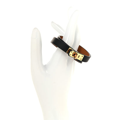 Hermes Swift Mini Kelly Double Tour Bracelet T1 Black 2 of 6