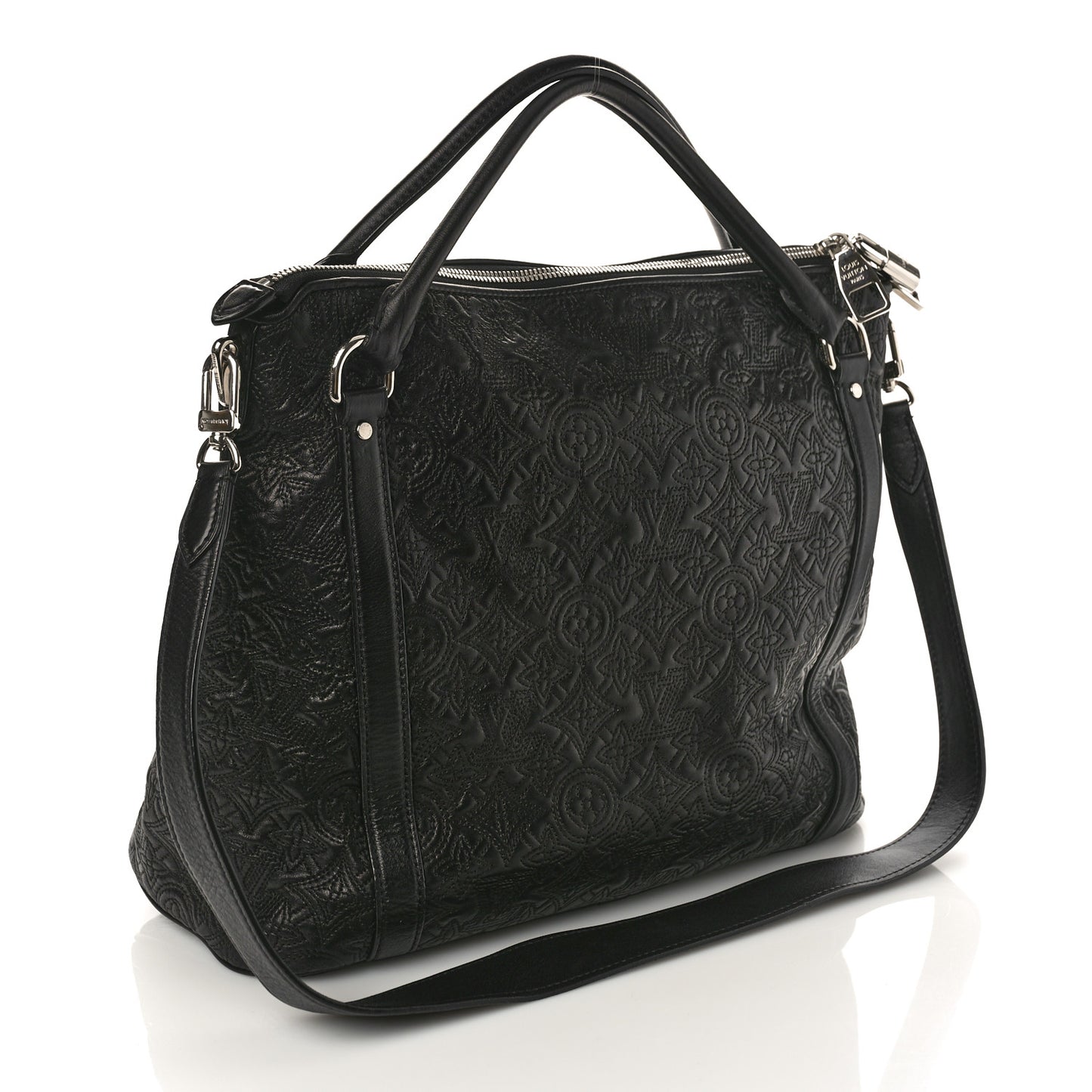 Monogram Lambskin Antheia IXIA PM Black
