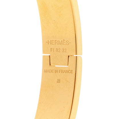 Hermes Enamel Narrow Clic Clac H Bracelet GM White 4 of 6