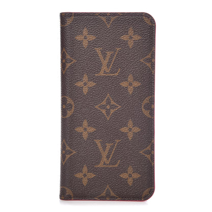 Louis Vuitton Monogram iPhone XS Max Folio Case Rose Pop 1 of 7
