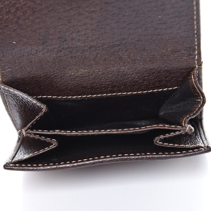 Gucci Horsebit Canvas Treasure Compact Wallet Dark Brown 8 of 18