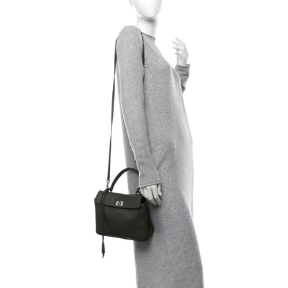 Balenciaga Natural Smooth Calfskin Mini Rodeo Top Handle Handbag Grey 2 of 10