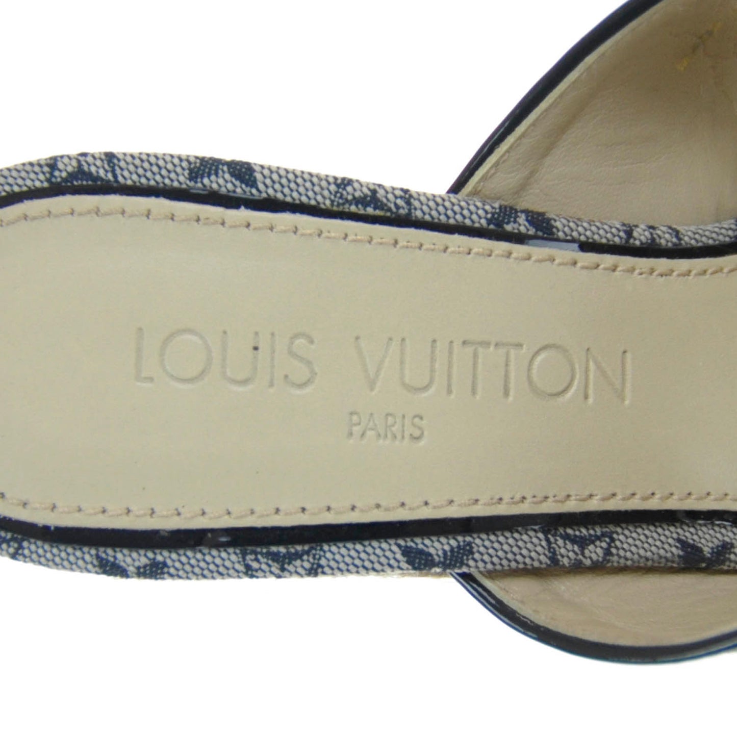 Monogram Canvas Wedge Sandals 38