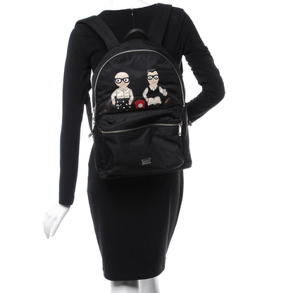Dolce & Gabbana Nylon Family Patch Backpack Black 2 of 15