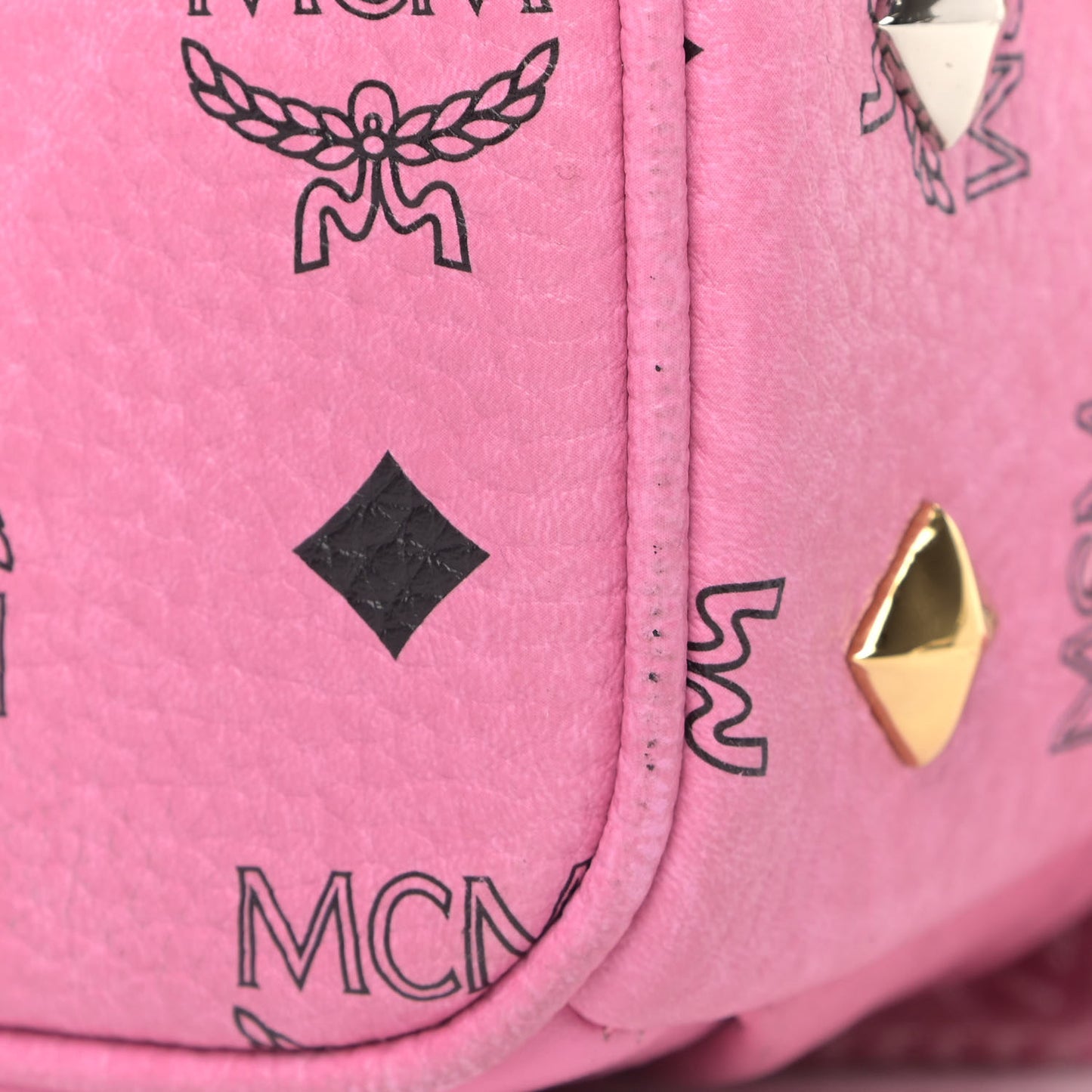 Visetos Small Studded Stark Backpack Pink