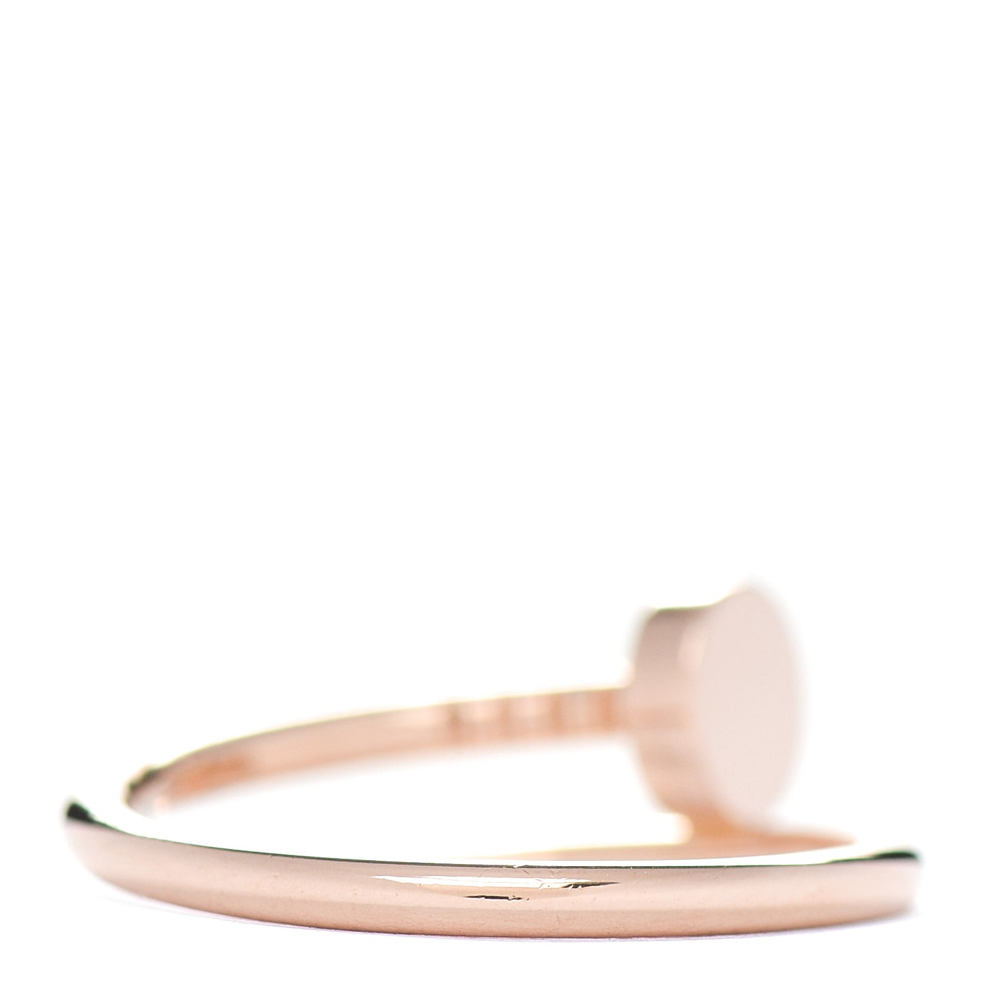 18K Pink Gold Small Juste Un Clou Ring 51 5.75