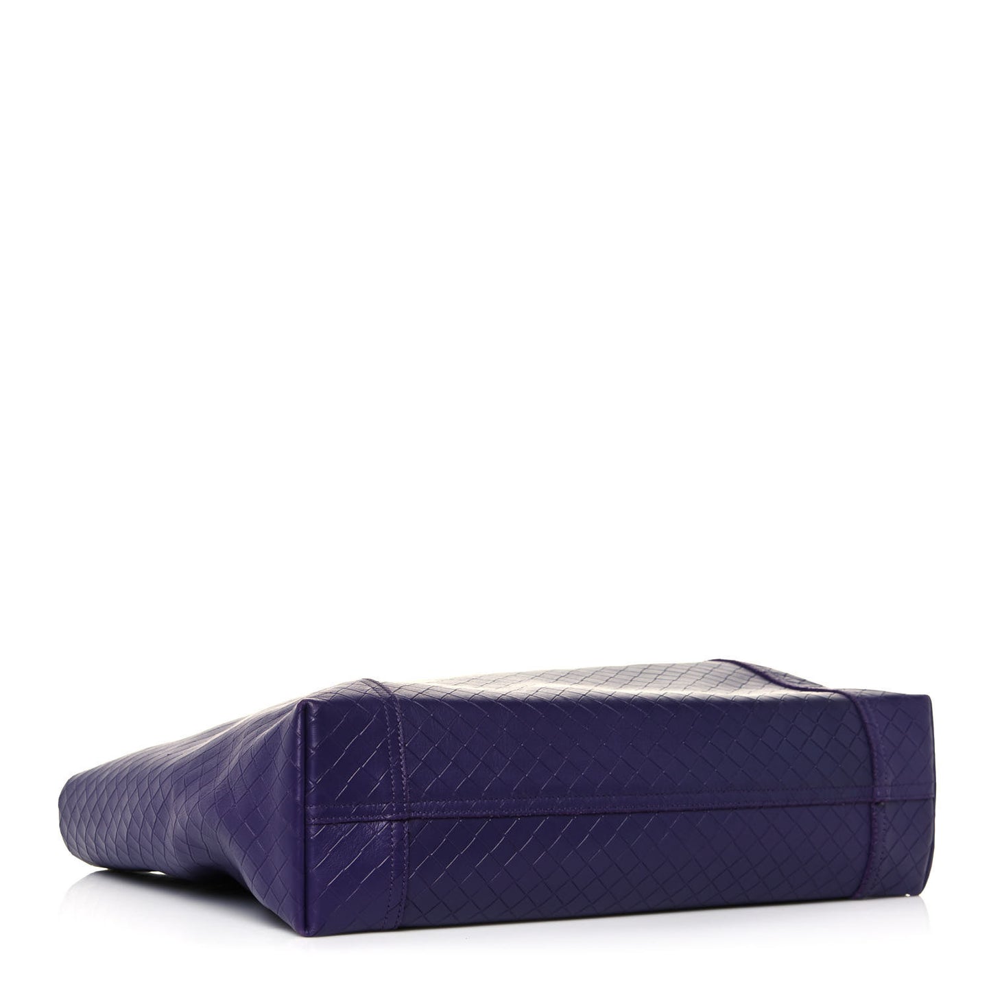 Calfskin Intrecciomirage Large Tote Purple