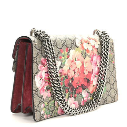 Gucci GG Supreme Monogram Blooms Small Dionysus Shoulder Bag Beige Multicolor Dry Rose 3 of 9