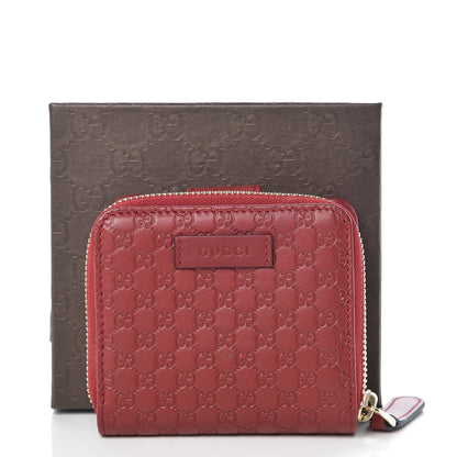Gucci Microguccissima Compact Wallet Red 8 of 8
