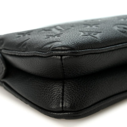 Louis Vuitton Empreinte Monogram Liv Pochette Black 9 of 10