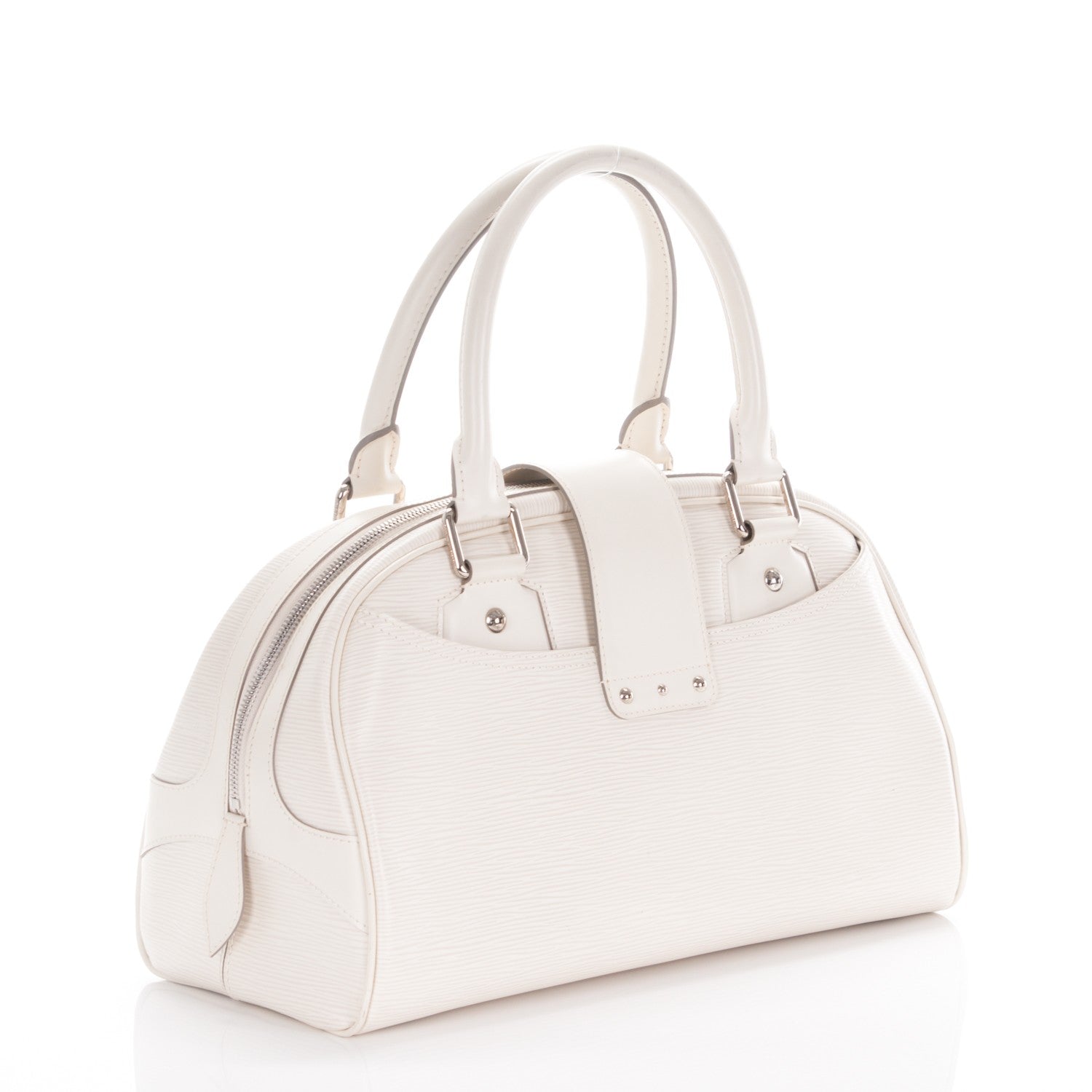 Louis Vuitton Epi Bowling Montaigne GM Ivory 3 of 6