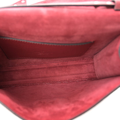 Valentino Garavani Pebbled Calfskin Medium Rockstud Flip Lock Crossbody Bag Rubin 5 of 10