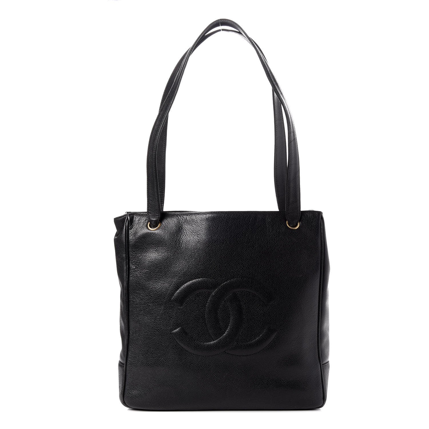 Chanel Caviar CC Tote Black 1 of 11