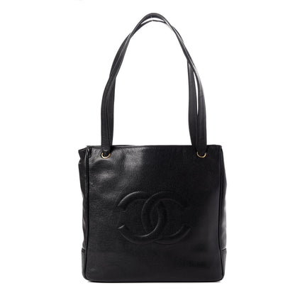 Chanel Caviar CC Tote Black 1 of 11