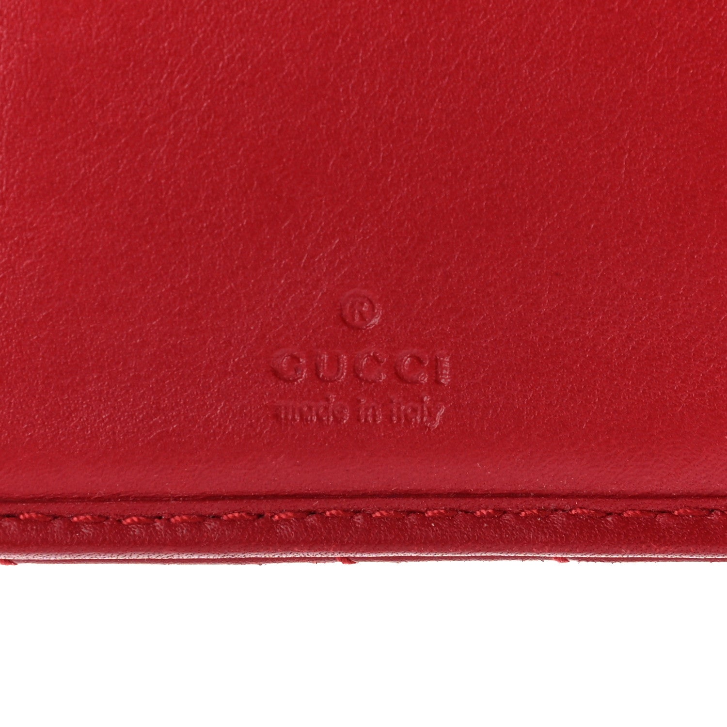 Gucci Calfskin Matelasse GG Marmont Wallet Hibiscus Red 6 of 16