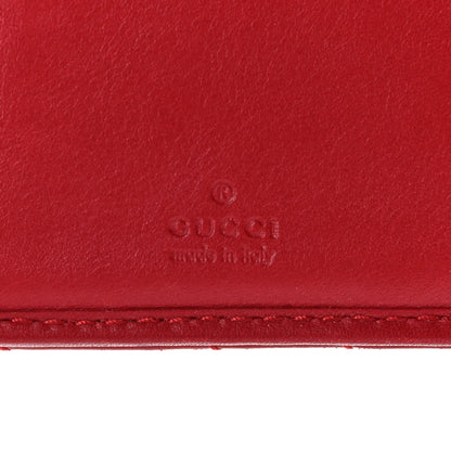 Gucci Calfskin Matelasse GG Marmont Wallet Hibiscus Red 6 of 16