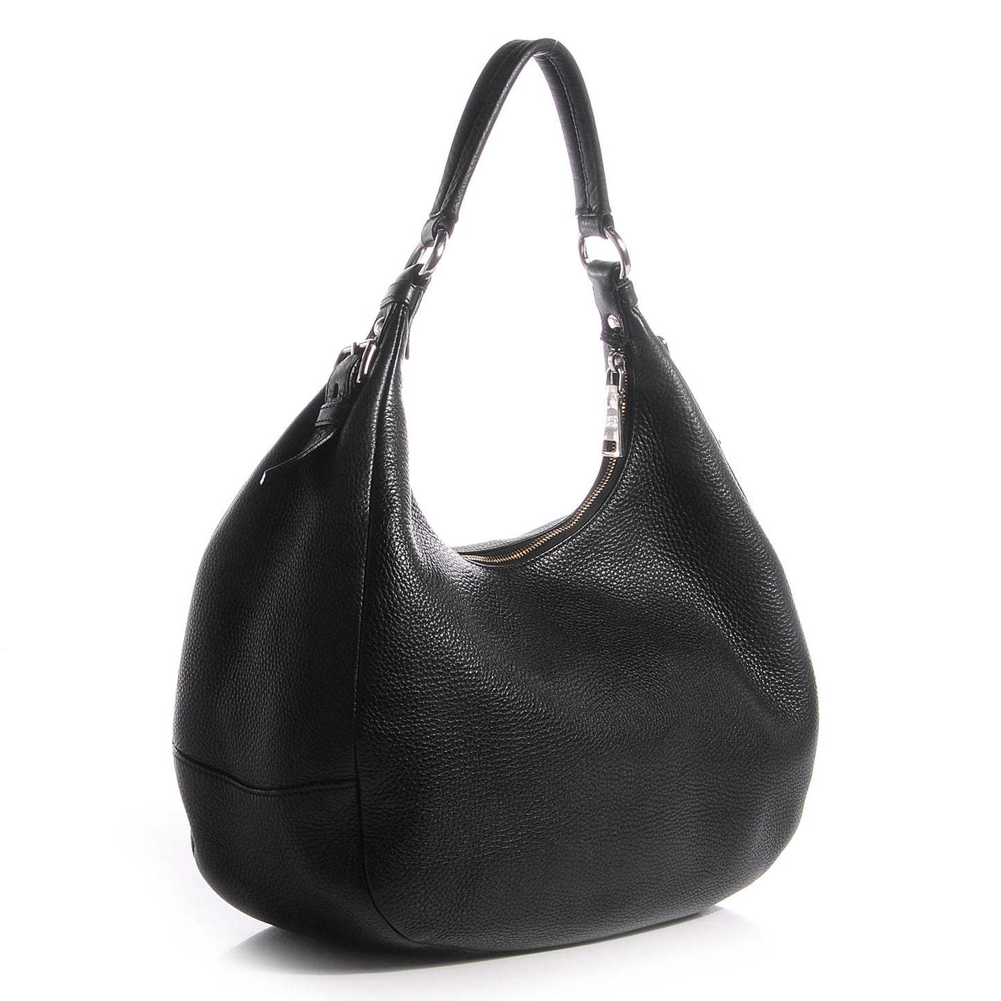 Vitello Daino Hobo Nero Black