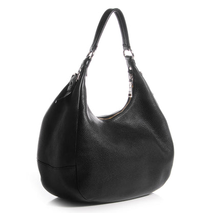 Prada Vitello Daino Hobo Nero Black 3 of 9