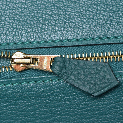 Hermes Togo Birkin 35 Malachite 13 of 31