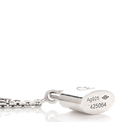 Louis Vuitton Sterling Silver Lockit Necklace 4 of 4