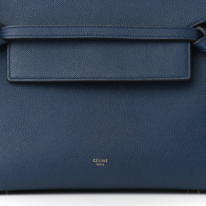 Celine Grained Calfskin Mini Belt Bag Deepsea 6 of 10